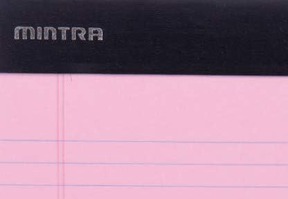 Mintra Office Legal Pads, ((xBasic, 5in x 8in, (Pastel), 36pk (6-6pks))