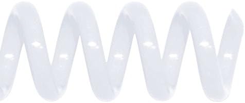 TruBind 20mm (3/4 in.) Spiral Binding Coils for Reports, Presentations and Proposals | 4:1 Pitch | 12 in. Length | White | 172 Sheets Binding Capacity | 50 Pack