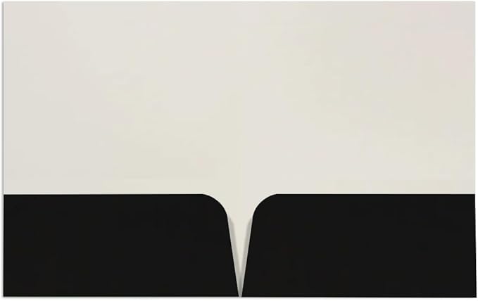 JAM PAPER Custom Printed Semi-Gloss Folders with Round Corner Pockets - Personalized Logo & Text - 10 pt C2S - Black - 100/Pack