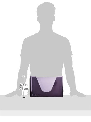 San Jamar Carlisle FoodService Products Plastic Countertop Folded Towel Dispenser, Black