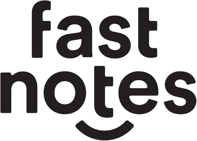 Fastnotes Entered Self-Inking Rubber Stamp by COLOP - Great for Office Documents, Notary, Warehouse, Accounting Paperwork, Business, and Legal Documentation - Blue Ink (Entered- Blue)