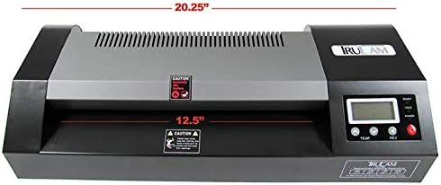 TruLam 12.5" Pouch Laminator with Variable Temperature and Speed | Compatible with 3 Mil - 10 Mil Thermal and Cold Pouches | Laminates Documents & Photos | Low to Medium Volume Use | 1-Year Warranty