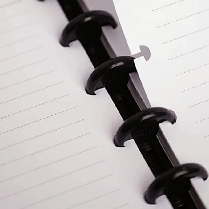 (3-Pack) A4 TUL Discbound Lined Refill Paper, 11-Disc Discbound Ruled Filler Paper, Letter Size 300Sheets / 600Pages Loose-Leaf, 100gsm, 8.5'' x 11'', Leaf