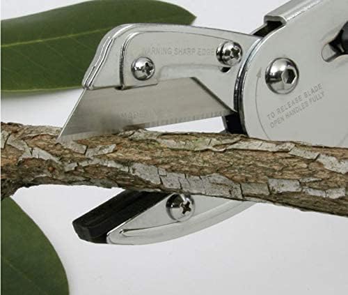 RONAN Multi-Cut Quick Change Utility Cutter, Razor Sharp Multipurpose Cutting Tool Cuts Cable, Wood, Carpet, Laminate Tile, Vinyl, Rubber, Shrubs, For Professionals and DIY