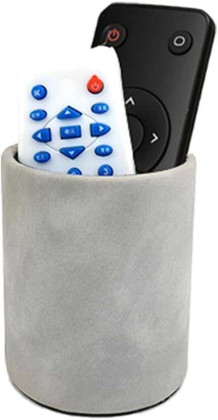 Pen Holder for Desk Pencil Organizer Cute Cup Holders Aesthetic (Smoke Gray, 4" x3.3")