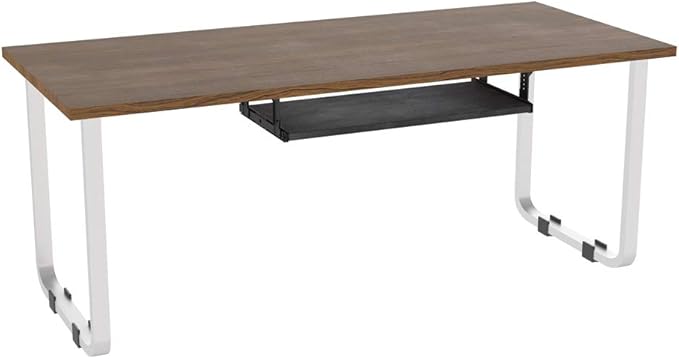 FRMSAET Furniture Accessories Office Product Suits Hardware 20/24/30 inches Keyboard Drawer Tray Wood Holder Under Desk Adjustable Height Platform. (30 inches,Black Rock)