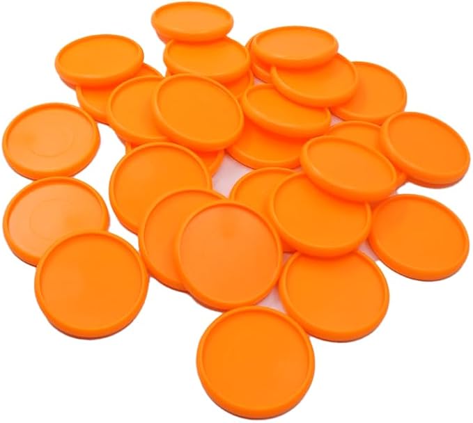100pcs Discbound Notebook Discs DIY Planner Accessories fits for Tul,Levenger,Arc,Happy Planner,Talia(Orange,1.1inch/28mm)