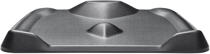 Topo Mini Comfort Mat by Ergodriven | The Smaller Not-Flat Anti-Fatigue Standing Desk Mat with Calculated Terrain | Accessories | Obsidian Black