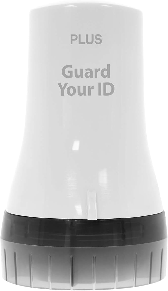 Guard Your ID Wide Advanced Roller 2.0 Identity Theft Prevention Security Stamp White