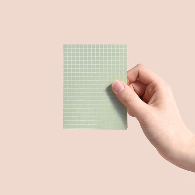 Monolike Memopad Smoothie Ver.3 design SET - 4 Packs, 4 Different Designs, 100 Sheets Per Pad, Total 400 Sheets, Note pads, Writing pads