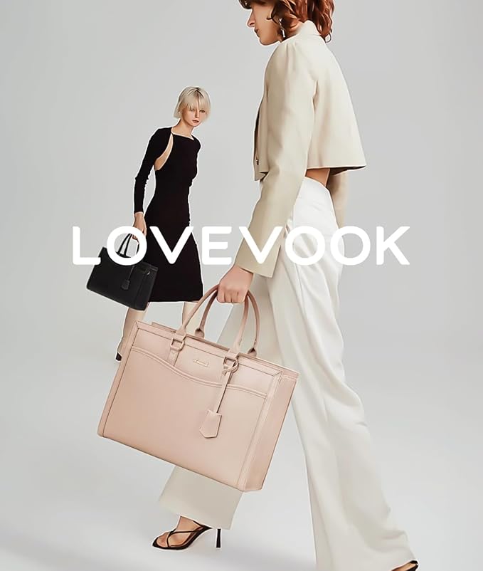 LOVEVOOK Laptop Tote Bag for Women, Office Work Bag Briefcase fit for 15.6 inch Laptop, Large Capacity Teacher Bag Handbag