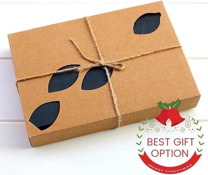 HARDCOVER JOURNAL Writing Notebook - Antique Handmade HARDCOVER Bound Daily Notepad, Vintage Leaf Series, (Leaves, Dark Brown)