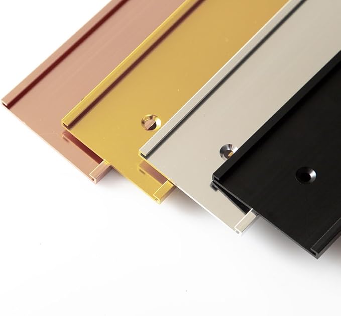 2" x 10" Aluminum Office Desk Nameplate Sign Holder (Gold) 1 Pack