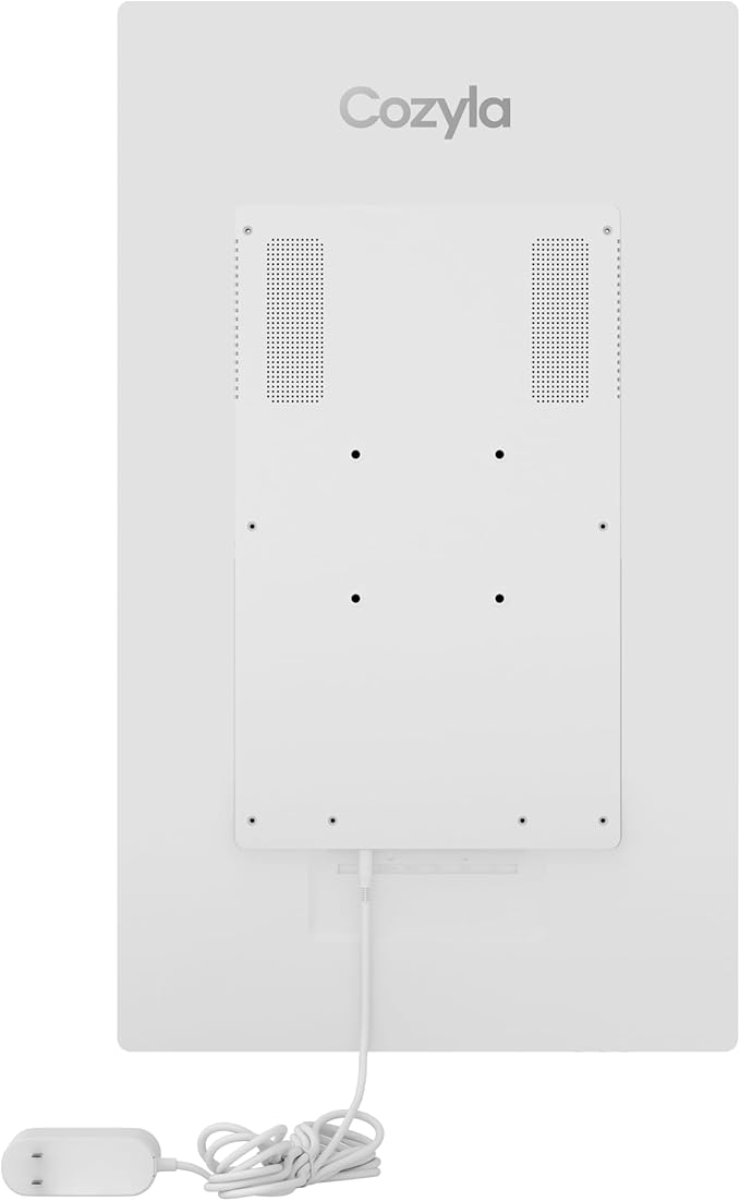 Digital Calendar+ 2: 24 Inch Wall Touch Screen Chore Chart Customize Dashboard Smart Electronic Calendar for Family Schedules Meal Planner Supports All Google Play Apps Wall Mount White