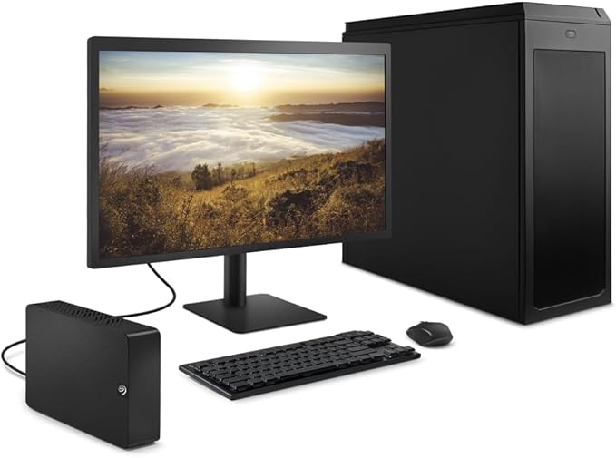 Seagate Expansion 16TB External Hard Drive HDD - USB 3.0, with Rescue Data Recovery Services (STKP16000400)