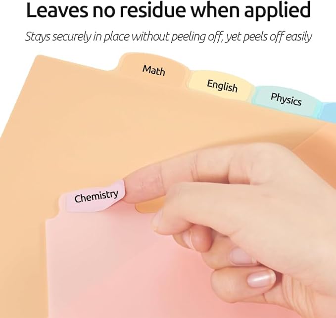 8 Count Dividers with Two Pockets - Binder Dividers for 3 Ring Binder Organizer,Binder Folders for US Letter Size for Study,Office and Home Organization(Red,2sets)