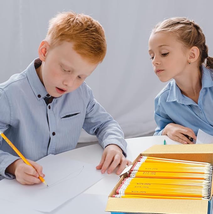 Rarlan Wood-Cased #2 HB Pencils, Pre-sharpened, 360 Count Bulk Pack