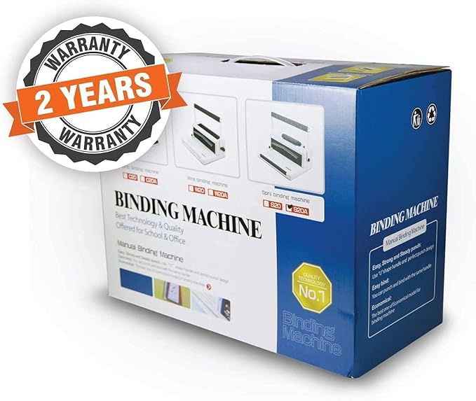 PPE C-12M Binding Machine, 21-Hole, Value Kit 100 PCS 5/16'' Comb Binding Spines, Comb Binding Machine Cerlox Binding Machine