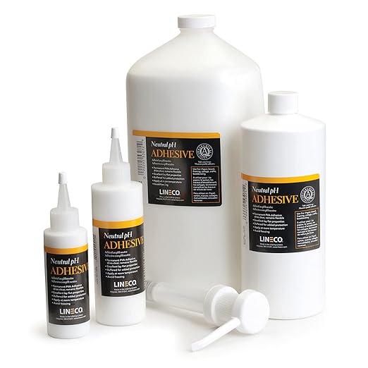 Lineco Neutral pH Liquid Adhesive, Acid-Free PVA Formula Preservation Material, Dries Quick and Clear, Water Soluble Flexible, 4 Ounces, Used for Book Binding and DIY Projects (Pack of 2)