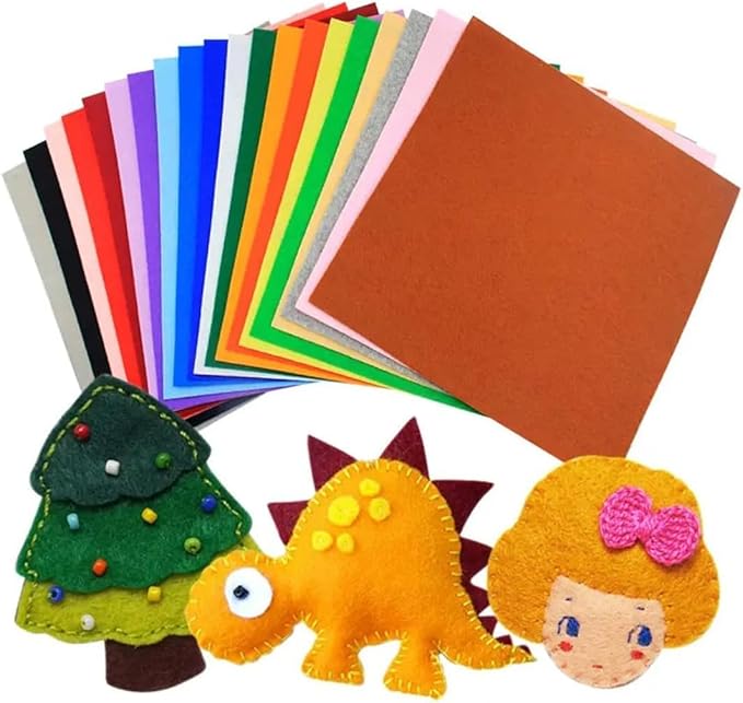 Felt Fabric 1.8 mm Thick 36" x 72" - Soft Durable Felt by The Yard Felt Sheets for Arts and Crafts, DIY Sewing, Crafting Projects (Dark Brown) 