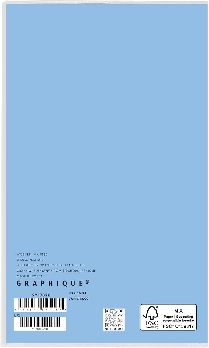 Graphique 2 Year Pocket Planner | 29 Month Organizer, Aug. 2025 – Dec. 2027 | Monthly Calendar & Notes Spreads | Marked Holidays | Peanuts: Happiness Is | 3.75” x 6"