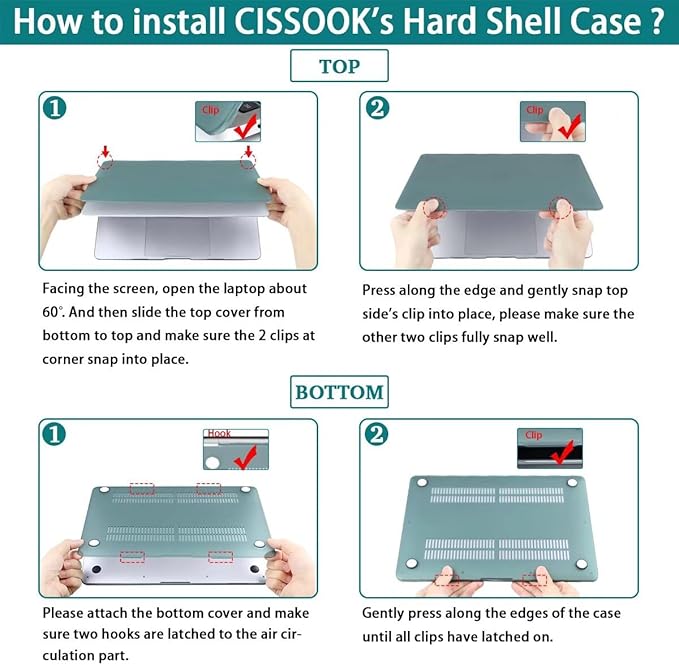 CISSOOK Compatible with MacBook Pro 13 inch Case M2 M1 2025-2016 Release A2338 A2251 A2289 A2159 A1706 Model with Touch Bar, Sparkly Plastic Hard Shell &Keyboard Cover, Rose Pink Glitter