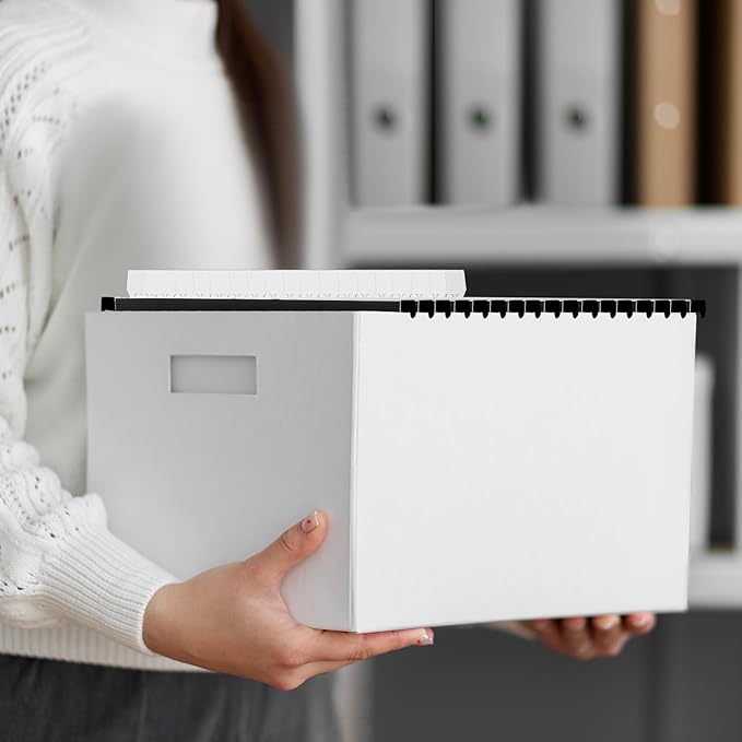 15 Pieces Clear Hanging File Folders Letter Size with Tabs and Inserts Poly Hanging Document Folder 9.5x11inch Filing Cabinet Folders Hanging Hanging Paper Folder for File Cabinet Medical Charts