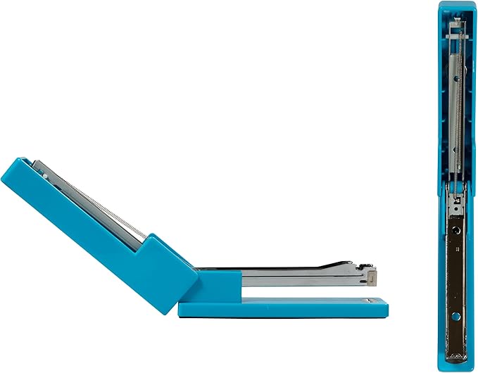 JAM PAPER Modern Desk Stapler - Blue - Sold Individually