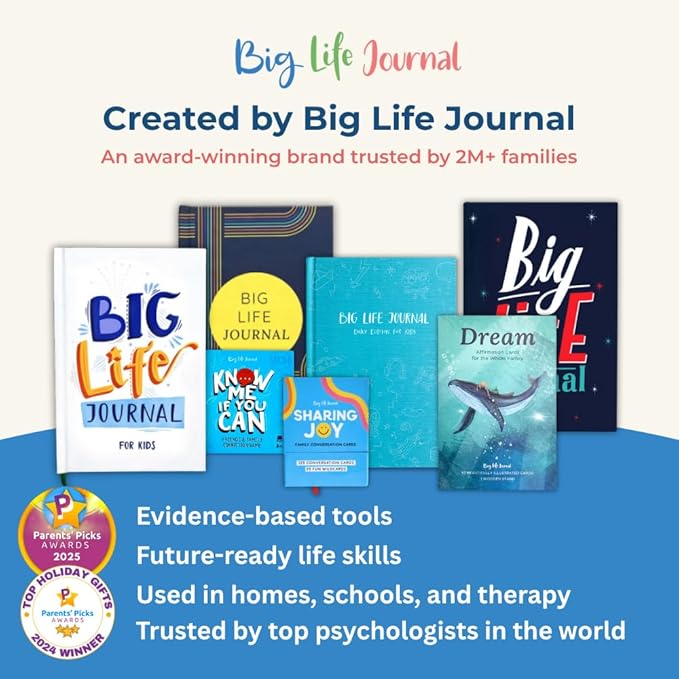 Big Life Journal - Second Edition: A Growth Mindset Guided Journal for Children – Interactive Journal and Goal Planner for Kids – Guided Journal for Kids with Prompts