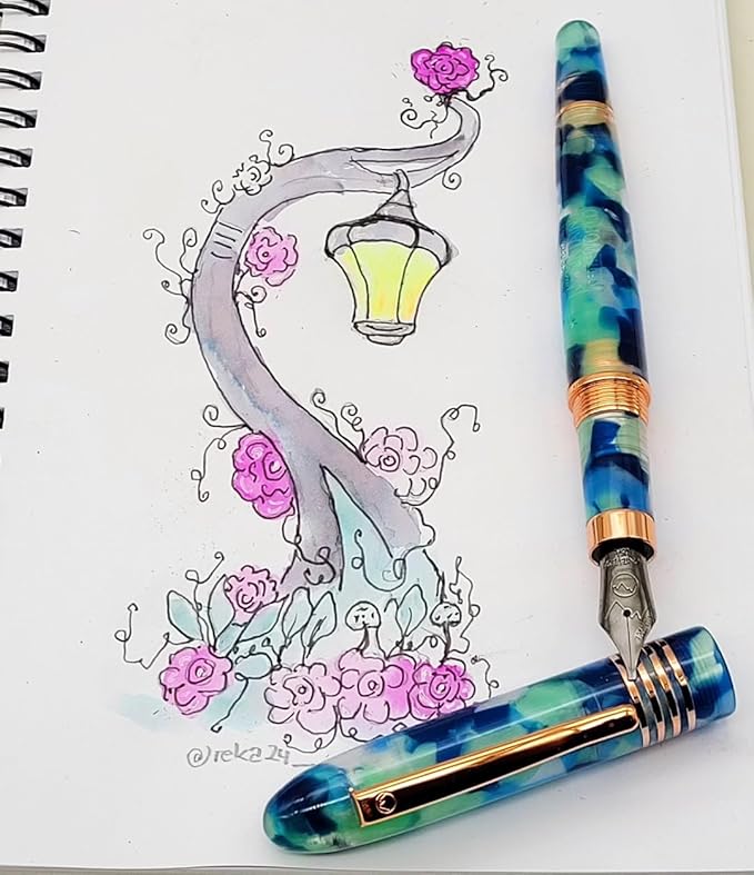 Monteverde Blue Mountain Fountain Pen - EF