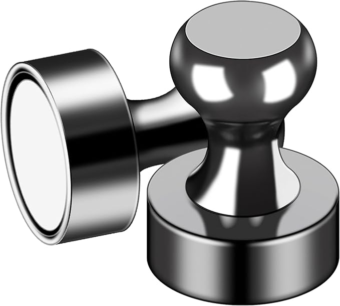 LOVIMAG Fridge Magnets 40Pcs Refrigerator Whiteboard Small Strong Magnet Classroom Kitchen Accessories Decorative Locker Set Decor Must Haves Office Calendar Refrigerador Magnetic Cute Crafts Black