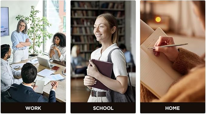 &And Per Se Lined Journal Notebook (5 Packs), 160 Pages, A5 5.7 x 8 inches College Ruled Thick Paper Notebook Journals for Writing, Hardcover Notebooks for Women Men Office School (Green)