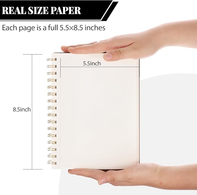 Sketch Book with 12 Color Pencil Set, 90 Sheets Spiral Sketchbook for Drawing (68lb/100gsm), Acid-Free Sketch Pad for Kids Artist, Art Paper Drawing Supplies for Gifts (5.5×8.5 inch)