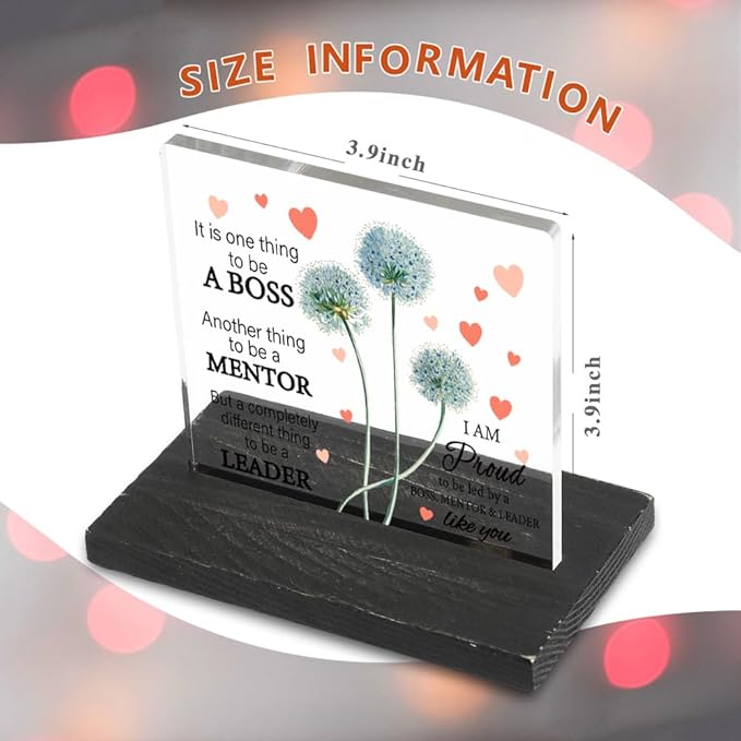 Thank You Appreciation Gifts for Boss, Boss gifts for Women Funny, It is One Thing to Be A Boss Sign, Going Away Gifts Retirement Gifts for Boss, Best Boss gifts for Women Decor Signs-DX342