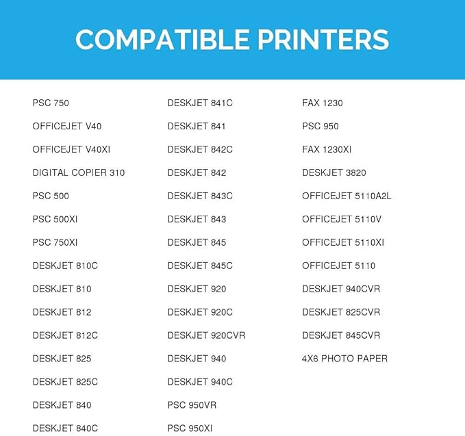 LD Products Remanufactured Ink Cartridge Replacement for HP 15 C6615DN (Black, 2-Pack) Compatible w HP Copier 310 HP Printers 810 812 812C 840 841C 842C 843 845 845C 920 920C 940 940C 940Cvr and More