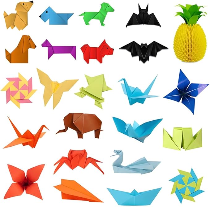 A4 Origami Paper Red 100 Sheets, 8.27×11.7 inch Double Sided Color Easy Fold Big Origami Paper A4 Colored Copy Papers Thin 70gsm for Beginners, DIY handwork Art and Craft Projects (210 x 297 mm)