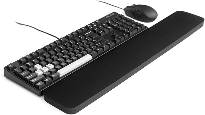 GRIFITI Fat Wrist Pad 24" x 4" x 0.75" Inch Computer or Mechanical Keyboard & Mousepad Wrists Rest Keyboards Mouse, Trackball or Trackpad Ergonomic Mousepad Support Large Hand Rests Typing Pads