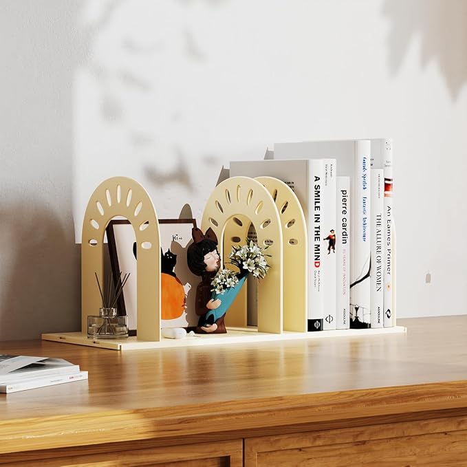 Desk Organizer,Magazine Holder,Desktop File Organizer,Magazine File Holder,Adjustable Vertical File Sorter for Office School and Classroom (white)