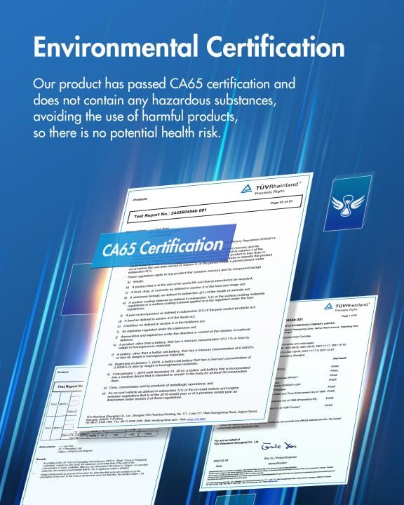 206A Toner Cartridge 4 Pack | Toner Cartridge Replacement for HP 206A 206X Compatible with HP Color Laserjet Pro MFP M283fdw M283cdw M255dw, Color Pro MFP M283 M255 Series | W2110A