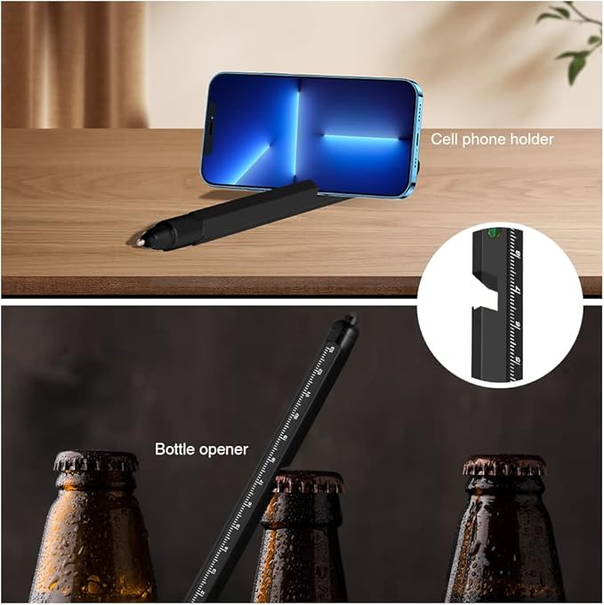 Dad Gifts for Fathers Day, 10 in 1 Multitool Pen, Stocking Stuffers for Mens Gifts for Him Husband, Father's Day for dad, Birthday for Men, Tools Cool Gadgets,Office Gift