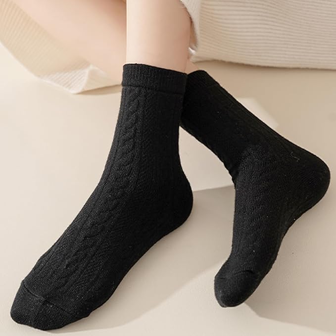 5 Pairs Fuzzy Soft Cozy Comfortable Socks for Women, Casual Sleep Comfy Socks, Perfect Warm Winter Gifts for Women