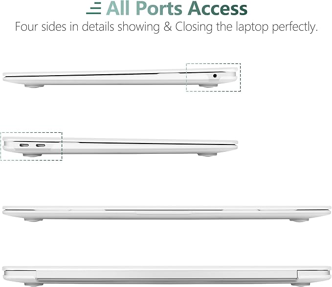 DONGKE Compatible with MacBook Air 13 inch Case 2021 2020 2019 2018 Release A2337 M1 A2179 A1932 with Retina Display & Touch ID, Plastic Hard Shell & Keyboard Cover - Garden Floral