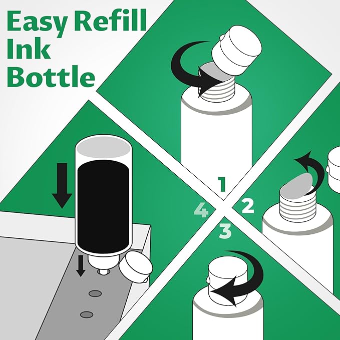 31 32XL Ink Bottle Set Compatible for Smart Tank 5101 7602 6001, Compatible for HP 31 Ink 32XL Black Ink Bottle for Smart Tank 5000 5102 7301 7001 Plus 651 570 551 455 457 450 All-in-One Printer