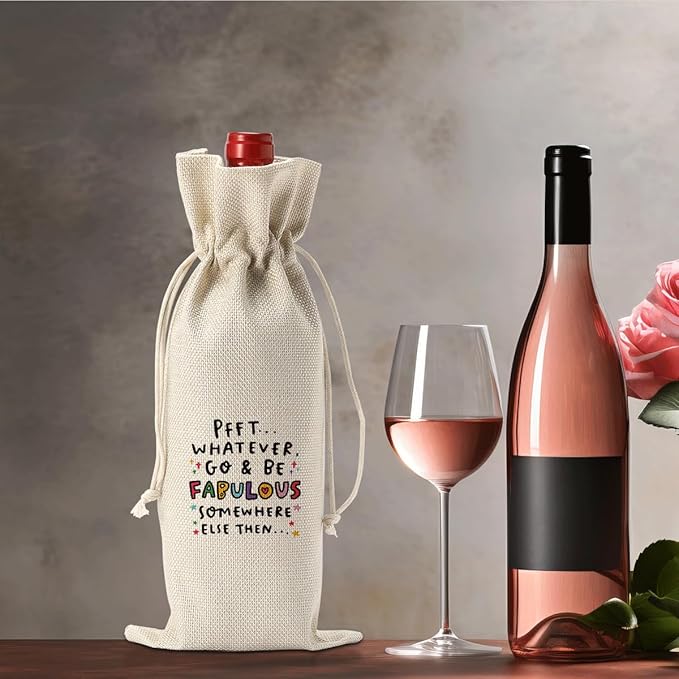 Funny New Chapter Wine Bag New Beginnings Gifts for Women Men Farewell Gifts for Friends Going Away Gifts for Coworkers Women Men Moving Away Gifts for Friends Retirement Gifts