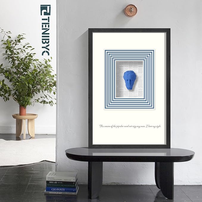 24x36 Poster Frames Set - 3 Pack - Black Solid Wood Picture Frame - Exclusive Woodgrain - Rooms, Offices, Gallery, Studio, and Hallway, Wall Display Decor