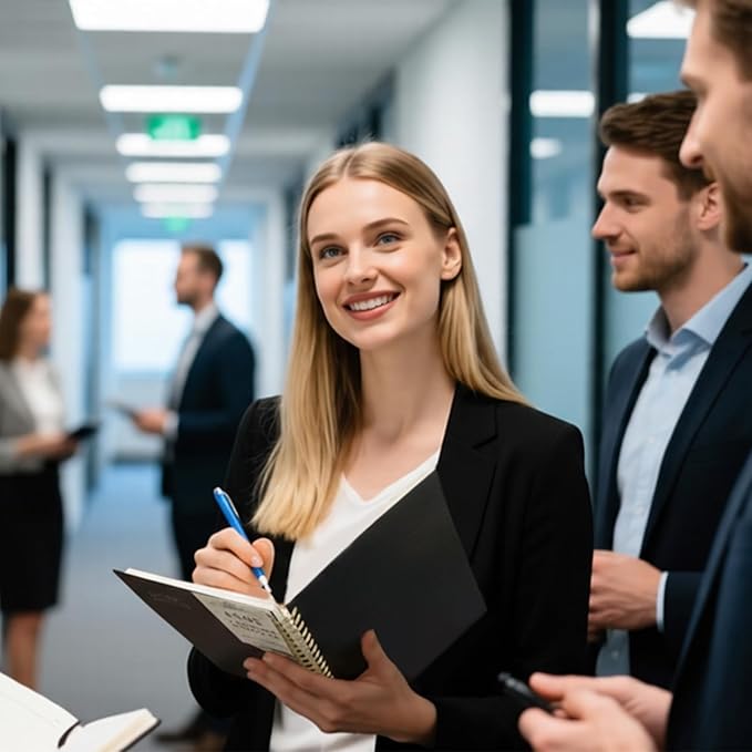 2026 WeeklyMonthlyand Yearly Planning Calendar with 8 Stickers, 6" x 8.25" Planner, Softcover, Spiral Bound, Laminated Labels, Laurel Series(Blue)