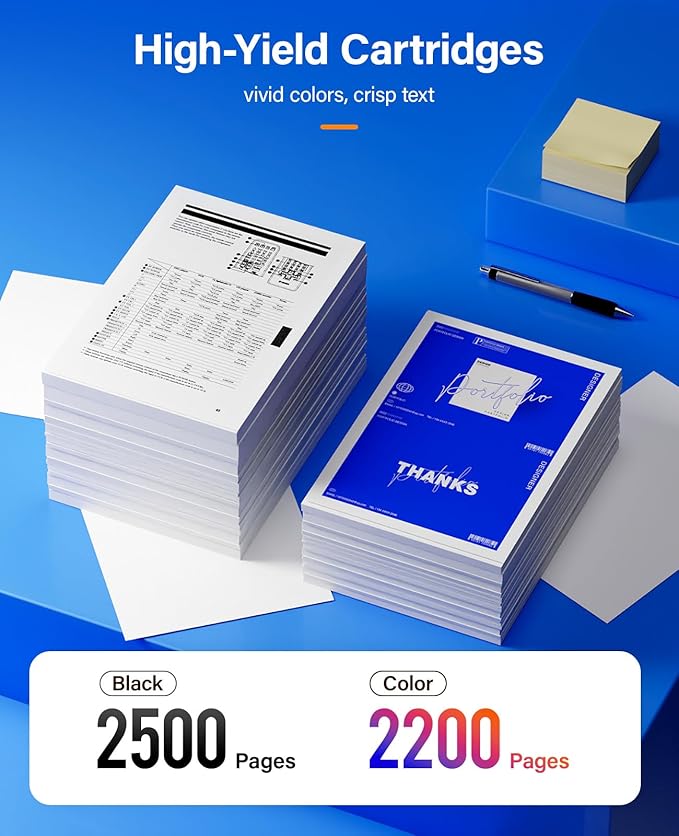 TN221 TN225 Toner Cartridge 4-Pack Black Cyan Yellow Magent Replacement for Brother TN-221 TN-225 to Use with MFC-9130CW HL-3170CDW MFC-9340CDW HL-3140CW 3150CW MFC-9330CDW 9140CDN DCP-9020CDN Printer