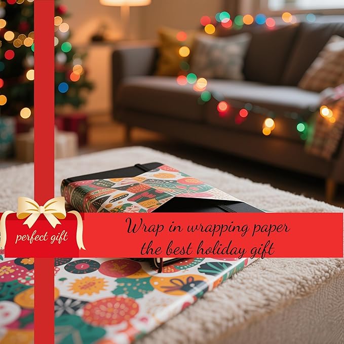 KaiRuiYing Lined Journal Notebook with Pen Holder, 320 Pages, 5.5'' × 8.6'' Medium Size A5-100 GSM Thick Paper, for Writing, Work, Office, Leather Hardcover