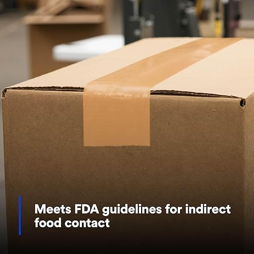 3M Scotch 371 Industrial-Grade Packing Tape, Tan, 48 mm x 50 m, High Performance Sealing Tape for Medium-Duty Commercial Box and Carton Sealing, Moving, Packaging and Shipping, 6 Pack