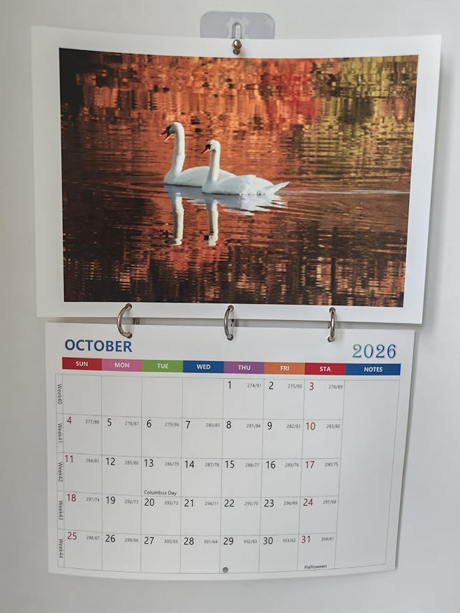 Custom Calendar 2026, Custom Photo Wall Hanging Calendar, Make Your Own Personalized Calendars 2026 for Customized Home/Office/Party/Birthday/Christmas/New Year/Housewarming Gift (wall calendar 2026)